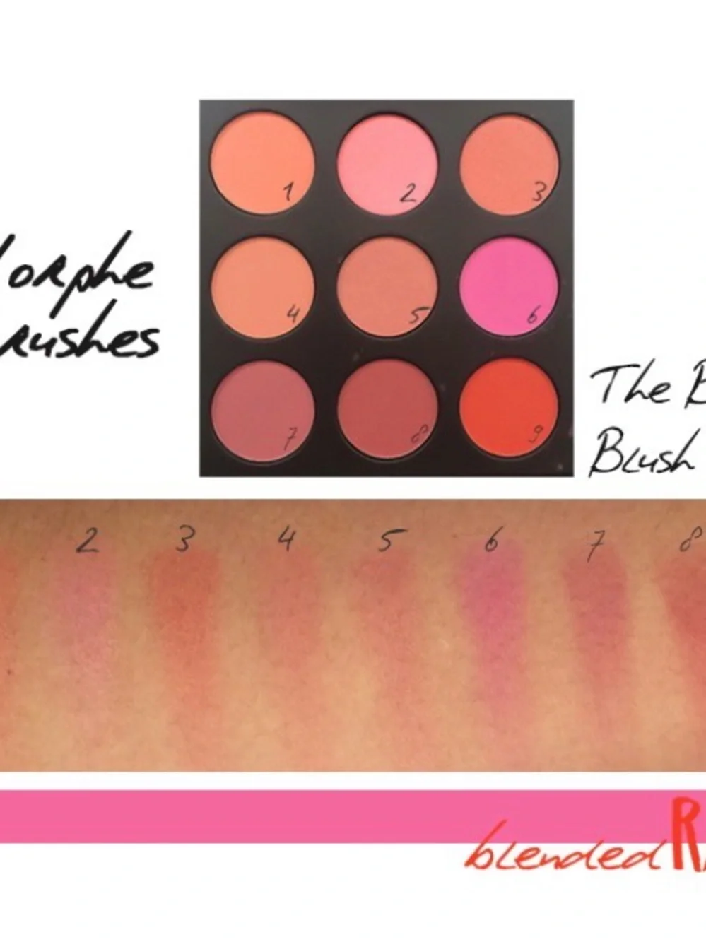 Morphe Blushed Blush Palette 9B